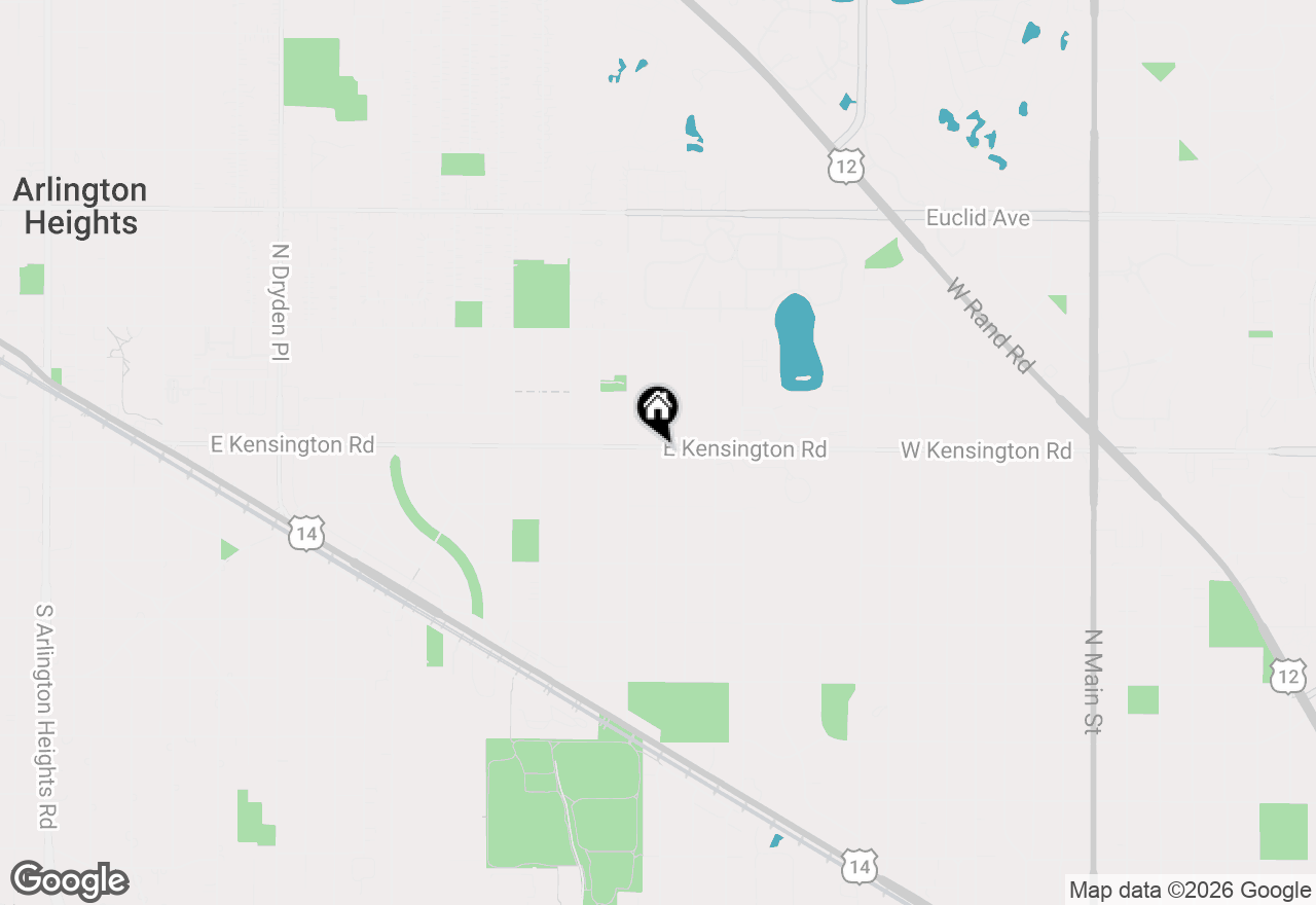 Map of 103 S Donald Avenue, Arlington Heights, IL 60004