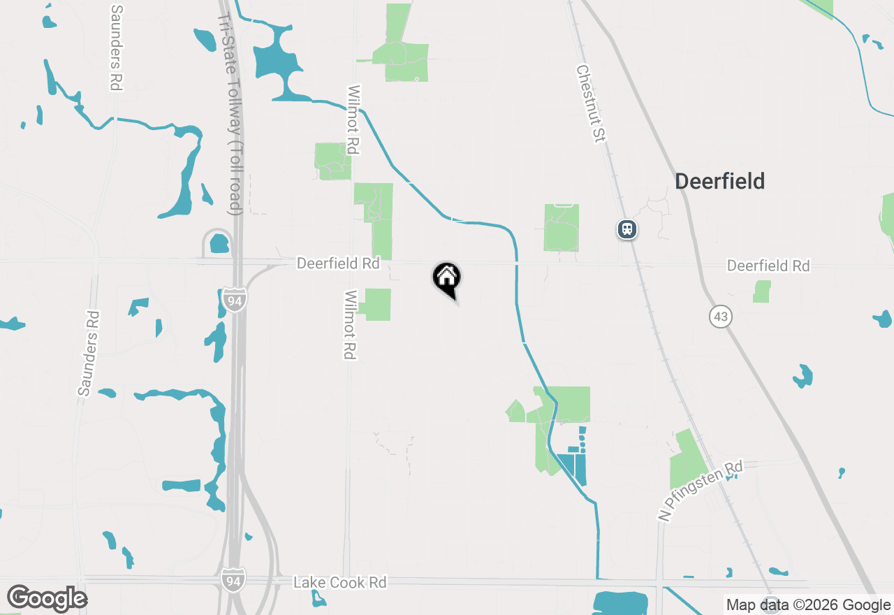 Map of 689 Timber Hill Road, Deerfield, IL 60015