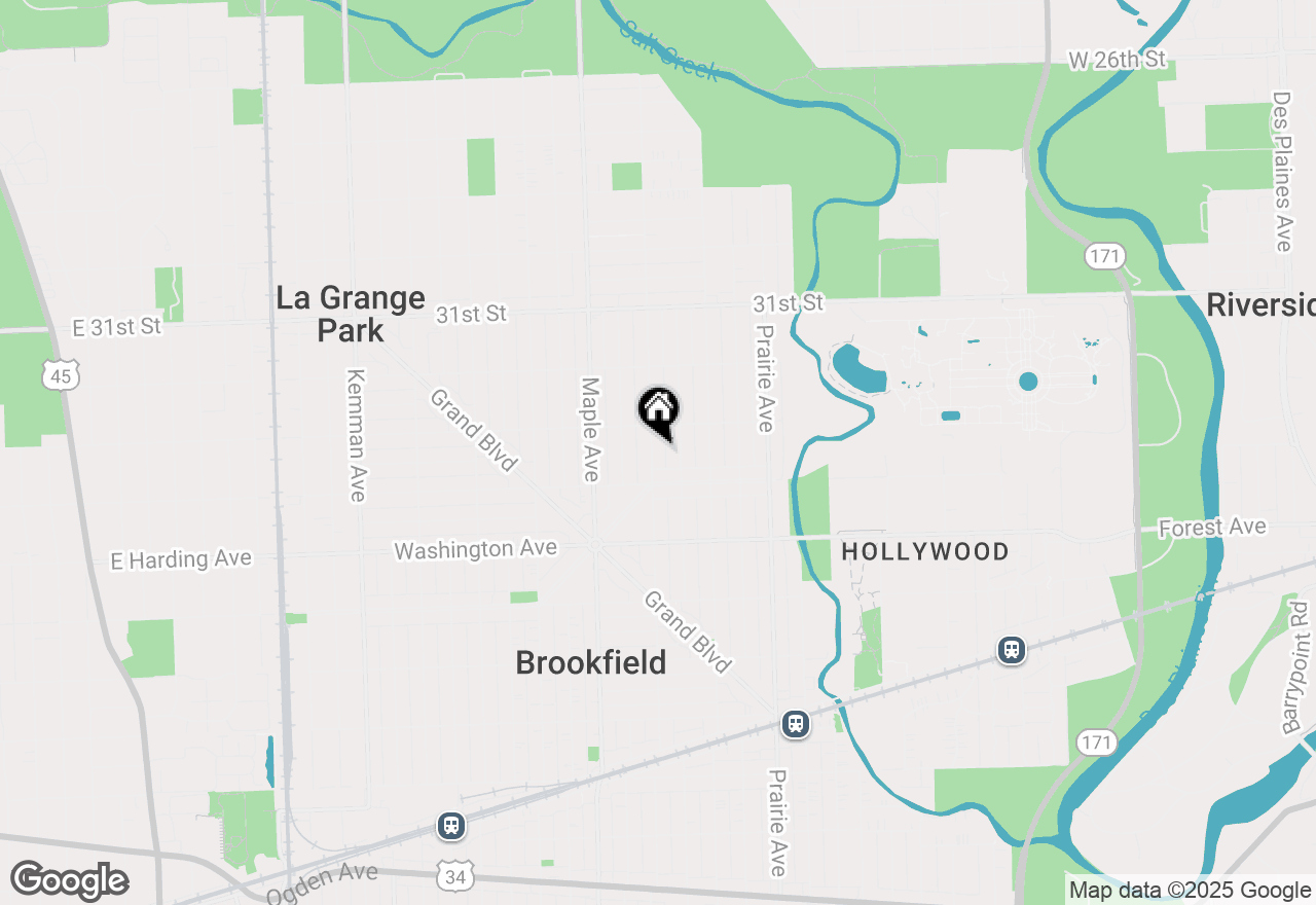 Map of 3323 Park Avenue, Brookfield, IL 60513