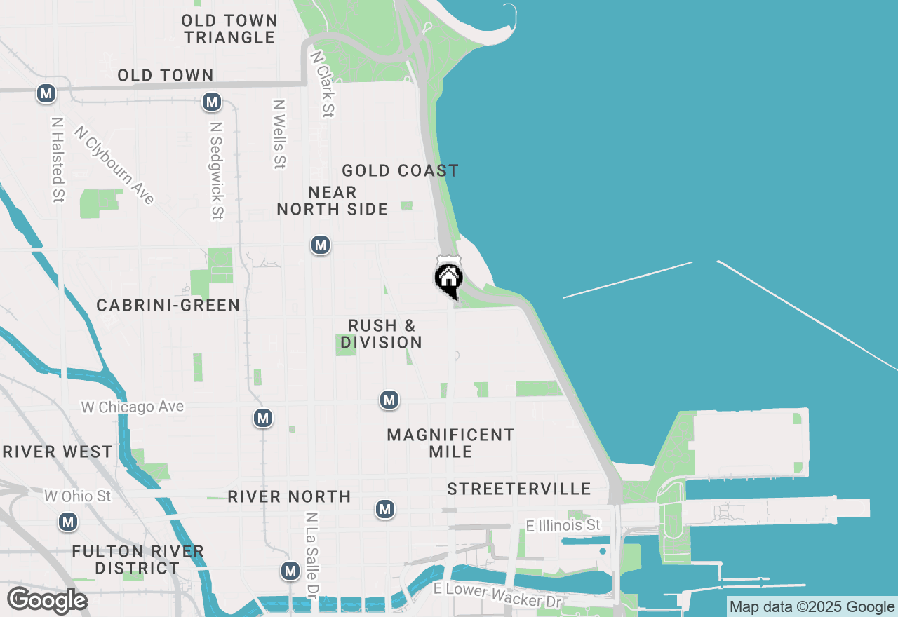 Map of 1000 N Lake Shore Plaza #42D-4, Chicago, IL 60611