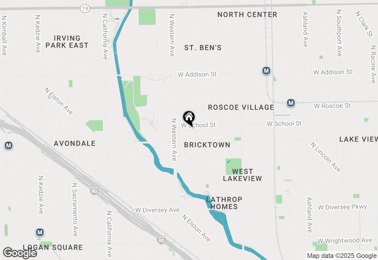 Map of 3242 N Oakley, Chicago, IL 60618
