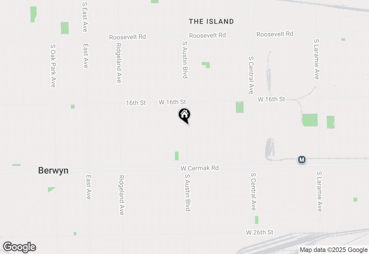 Map of 1824 S Austin Boulevard, Cicero, IL 60804