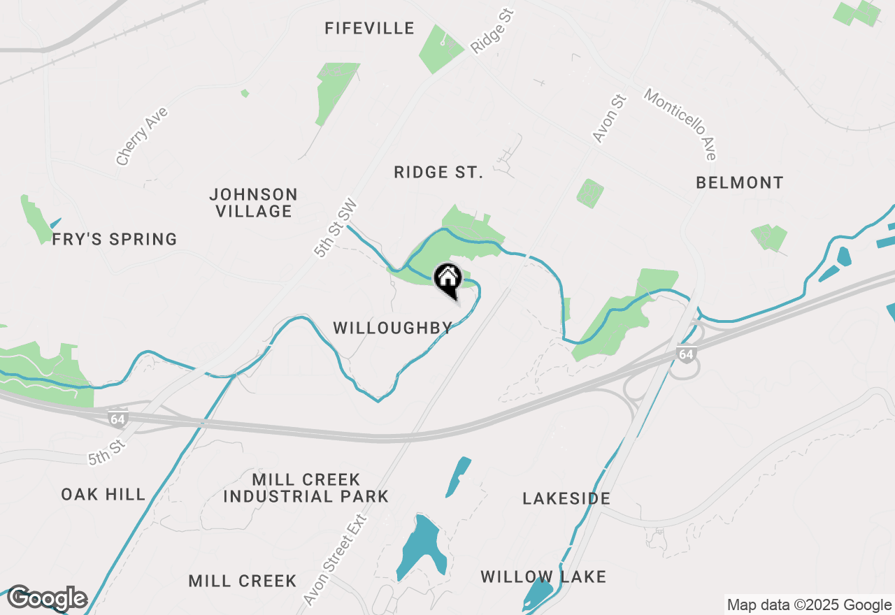 Map of 839 Harris Rd, Charlottesville, VA 22901