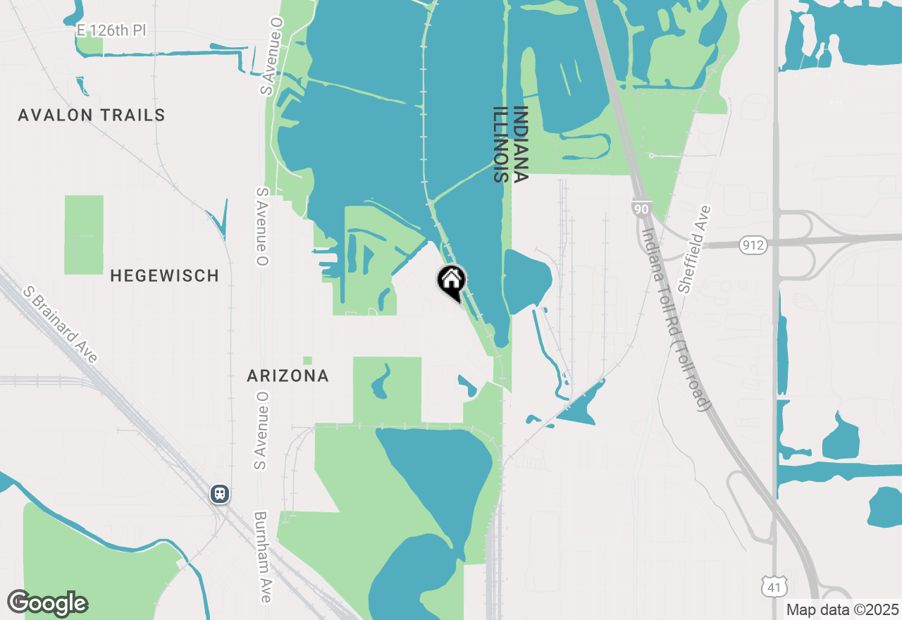 Map of 4000 E 134th Street #132N, Chicago, IL 60633