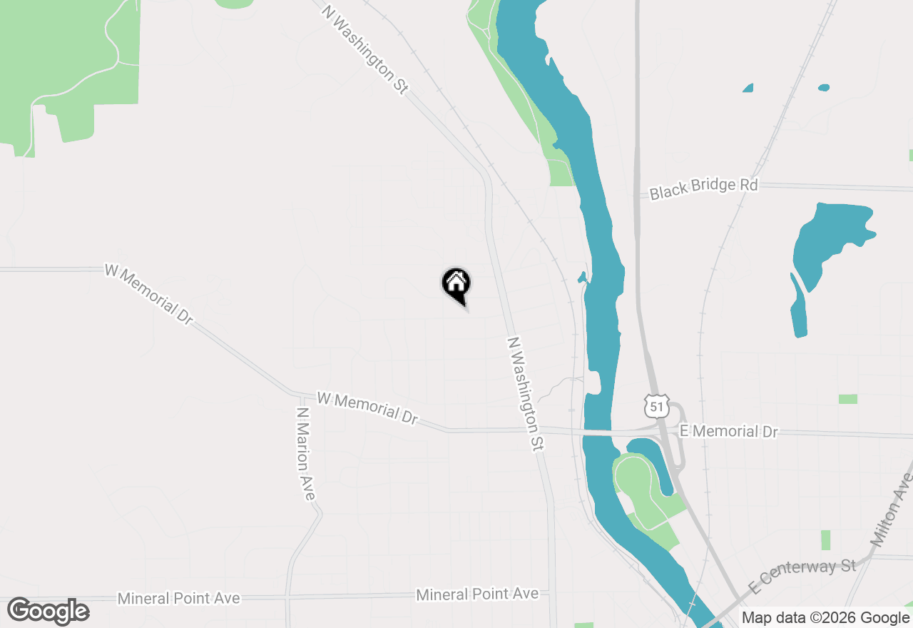 Map of 1710 Purvis Avenue, Janesville, WI 53548