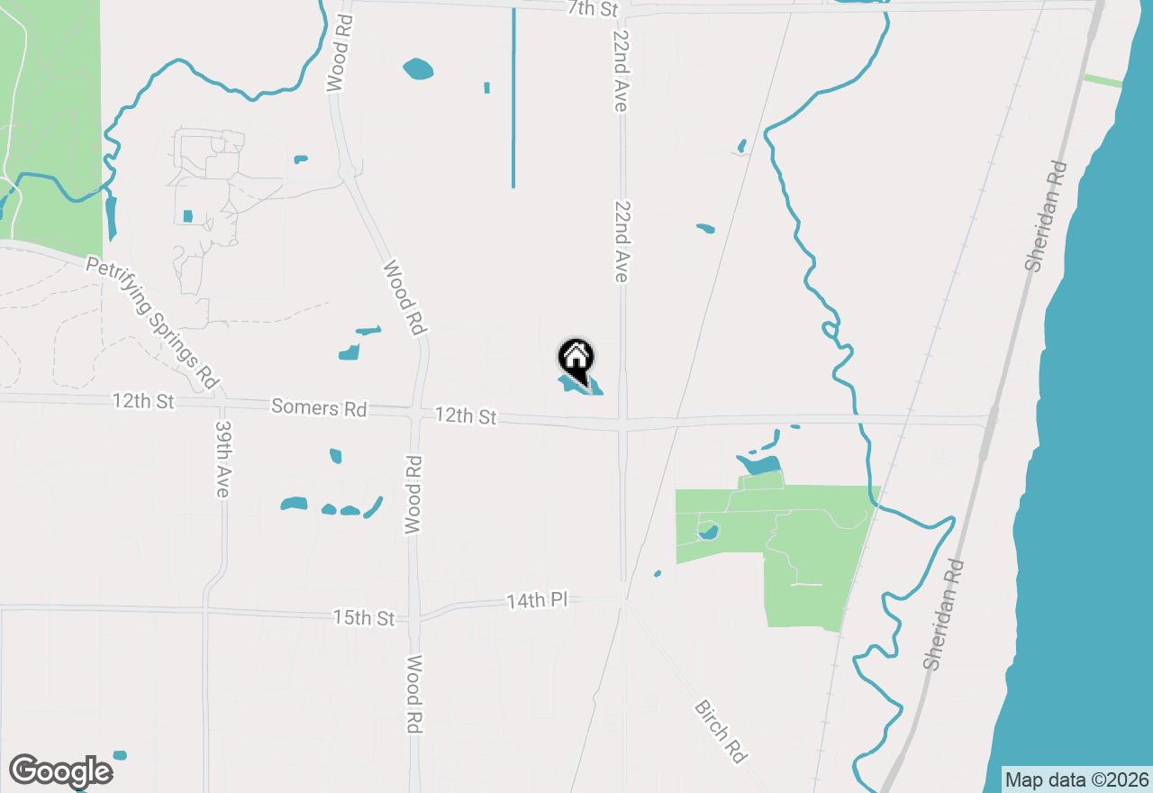 Map of 2425 11th Pl #1004, Kenosha, WI 53140