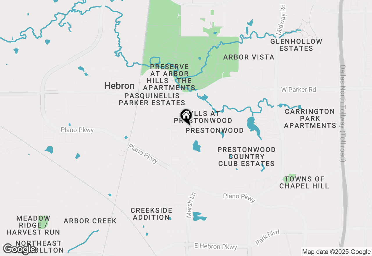 Map of 2821 Prestonwood Drive, Plano, TX 75093