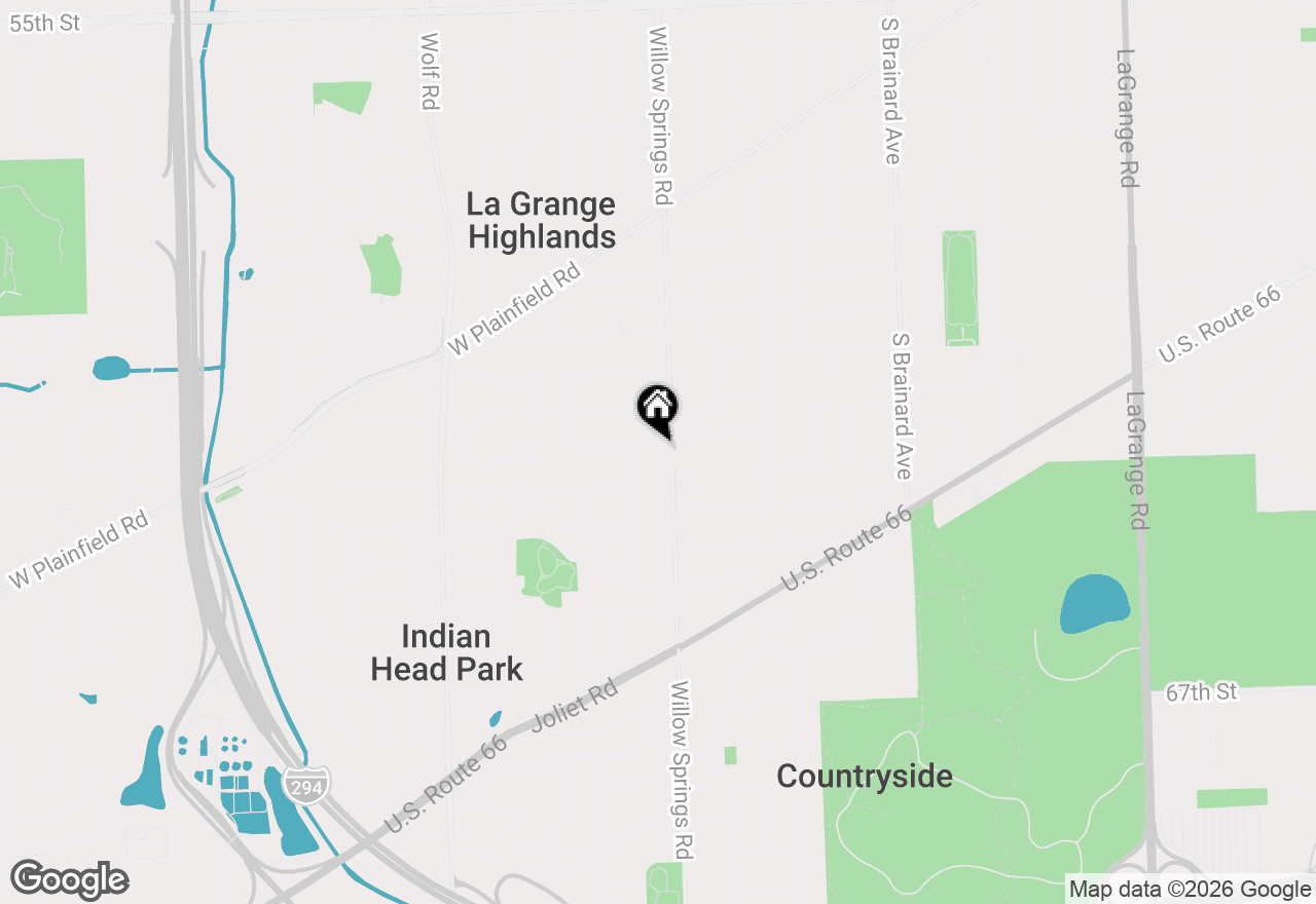 Map of 6231 Linden Lane, La Grange Highlands, IL 60525