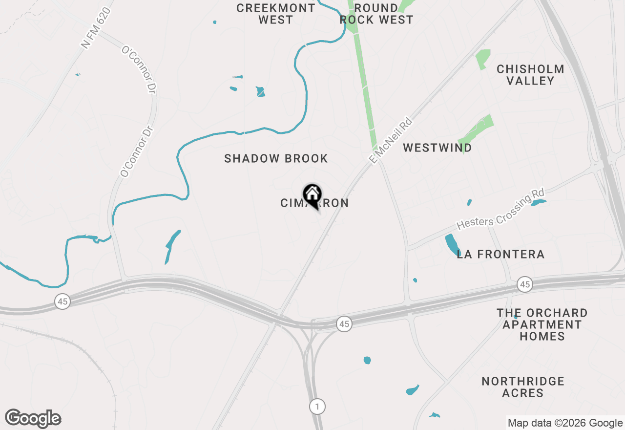 Map of 2606 W Messick Loop, Round Rock, TX 78681