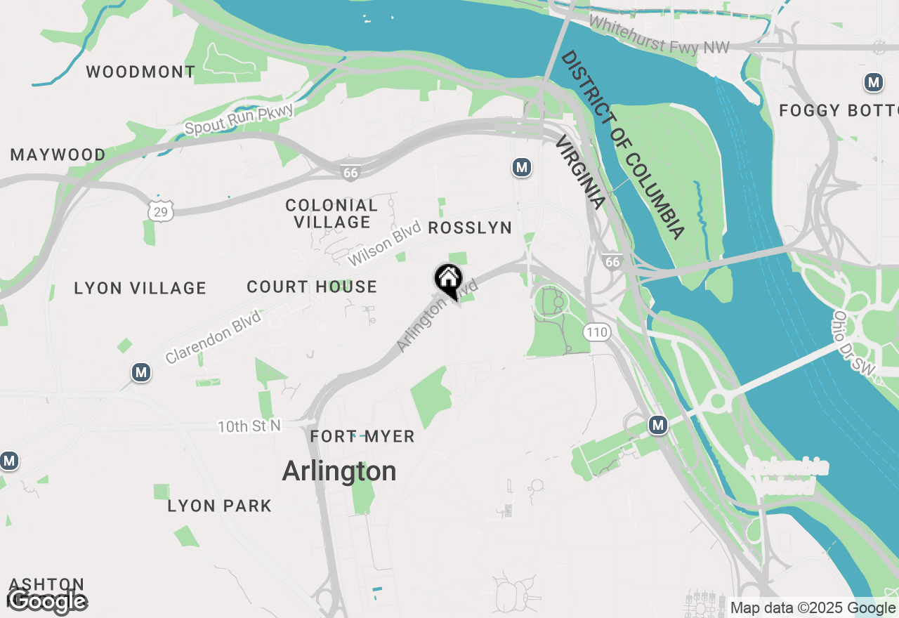 Map of 1325 N Pierce Street #303, Arlington, VA 22209