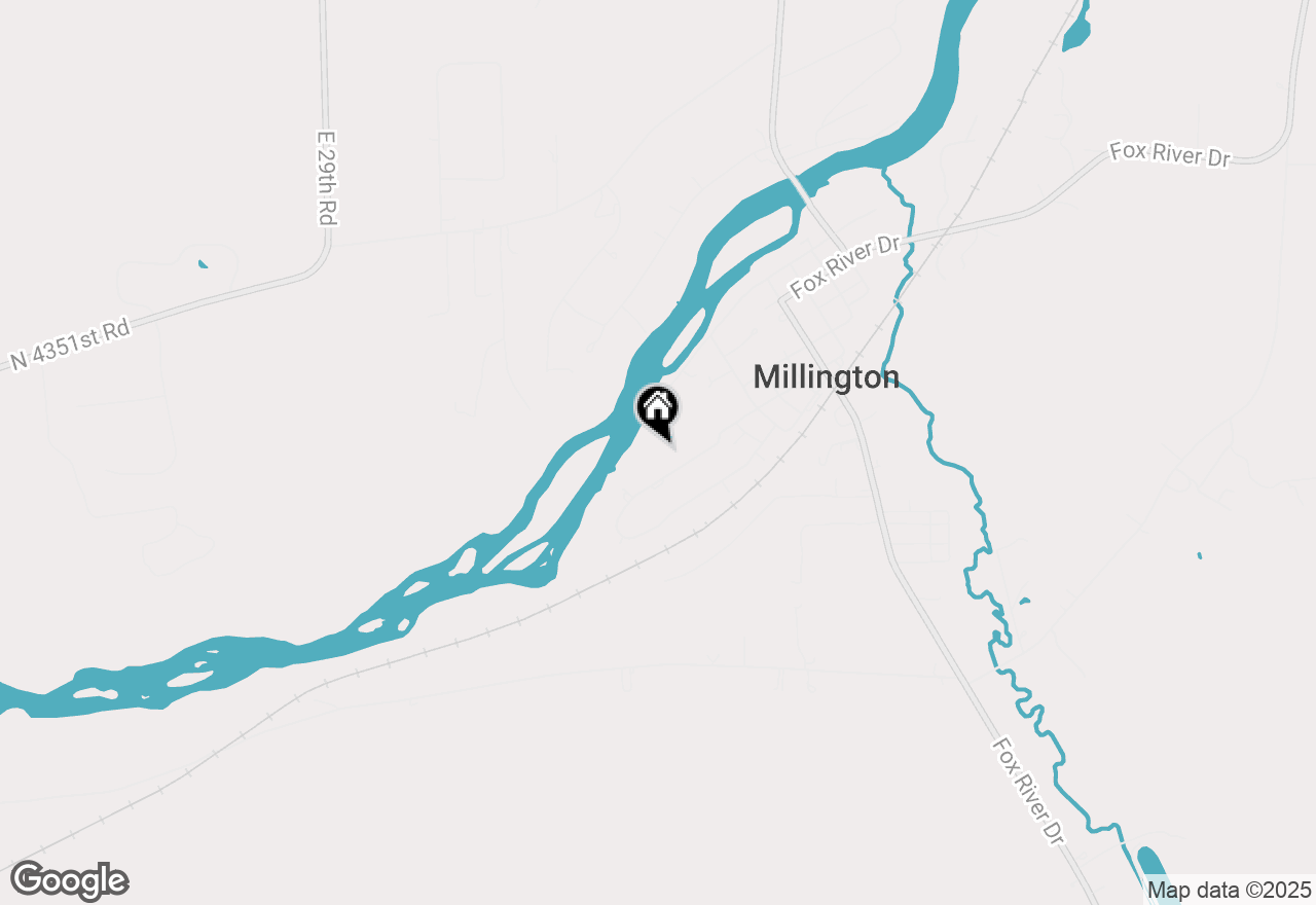 Map of 614 W Sycamore Street, Millington, IL 60537