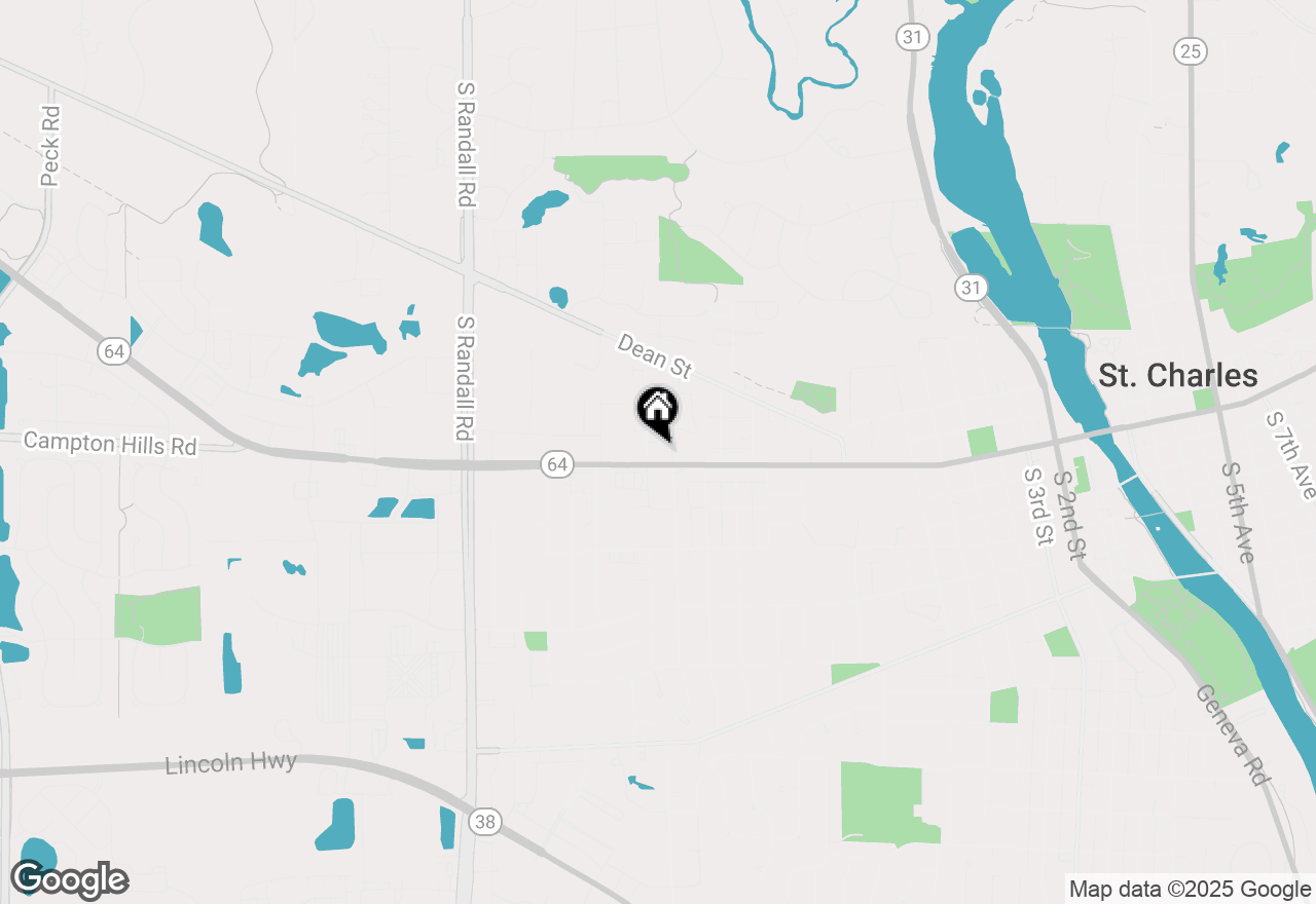 Map of 1450 W Main Street #A, St. Charles, IL 60174