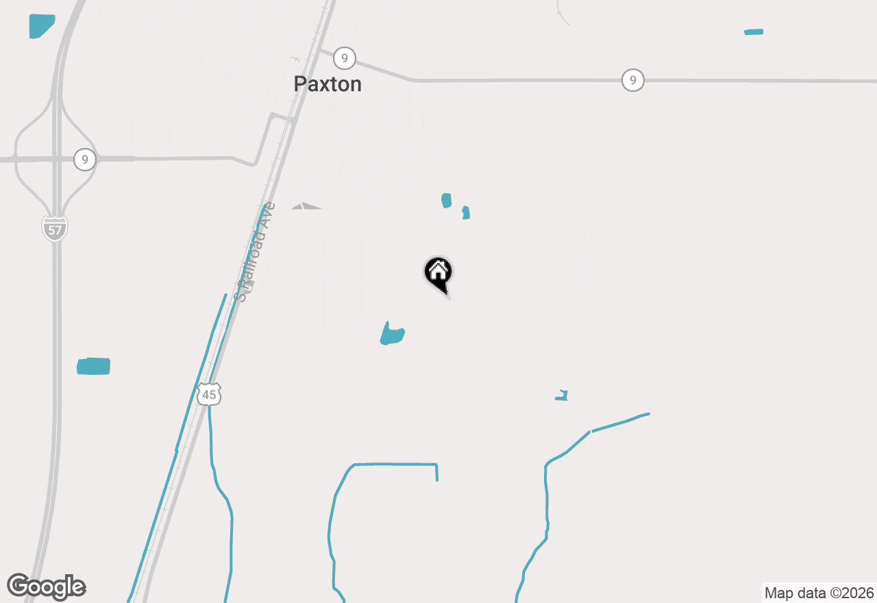 Map of (Address confidential), Paxton, Illinois 60957