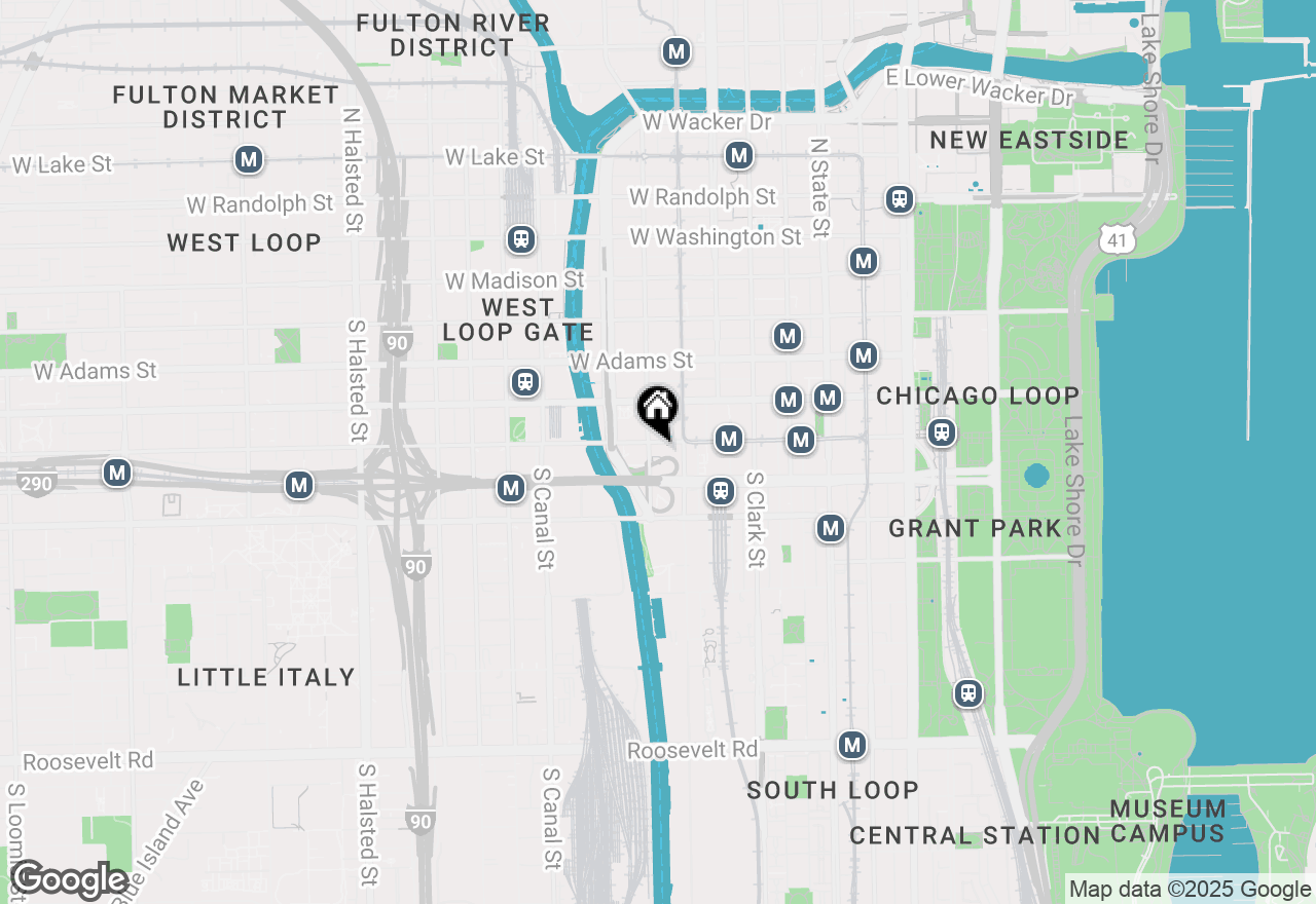 Map of 235 W Van Buren Street #1620, Chicago, IL 60607
