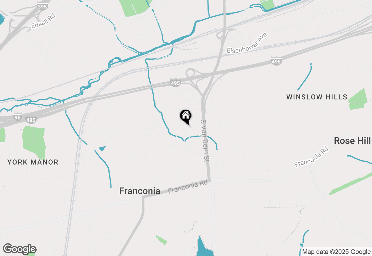 Map of 5963 Founders Hill Drive #101, Alexandria, VA 22310