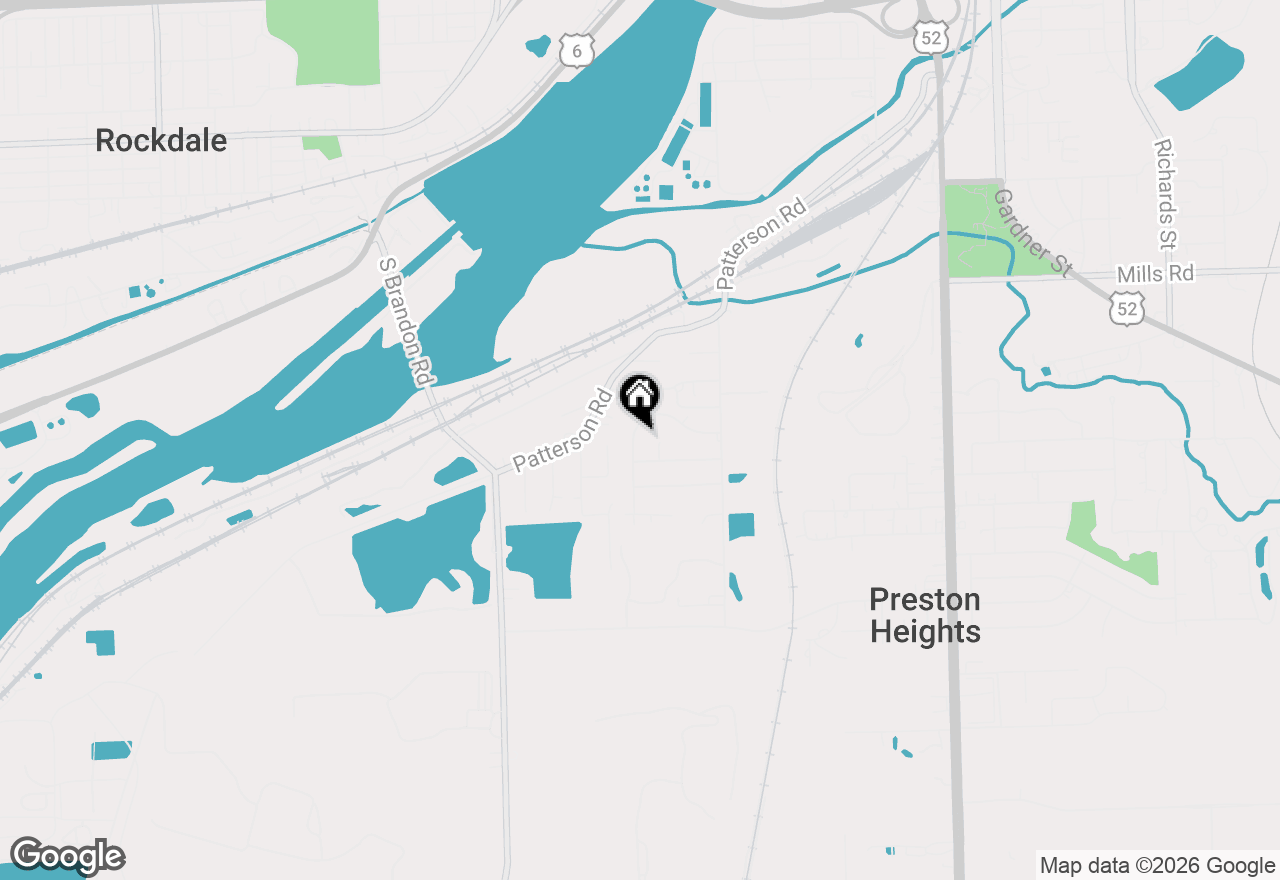 Map of 512 Sehring Street, Joliet, IL 60436