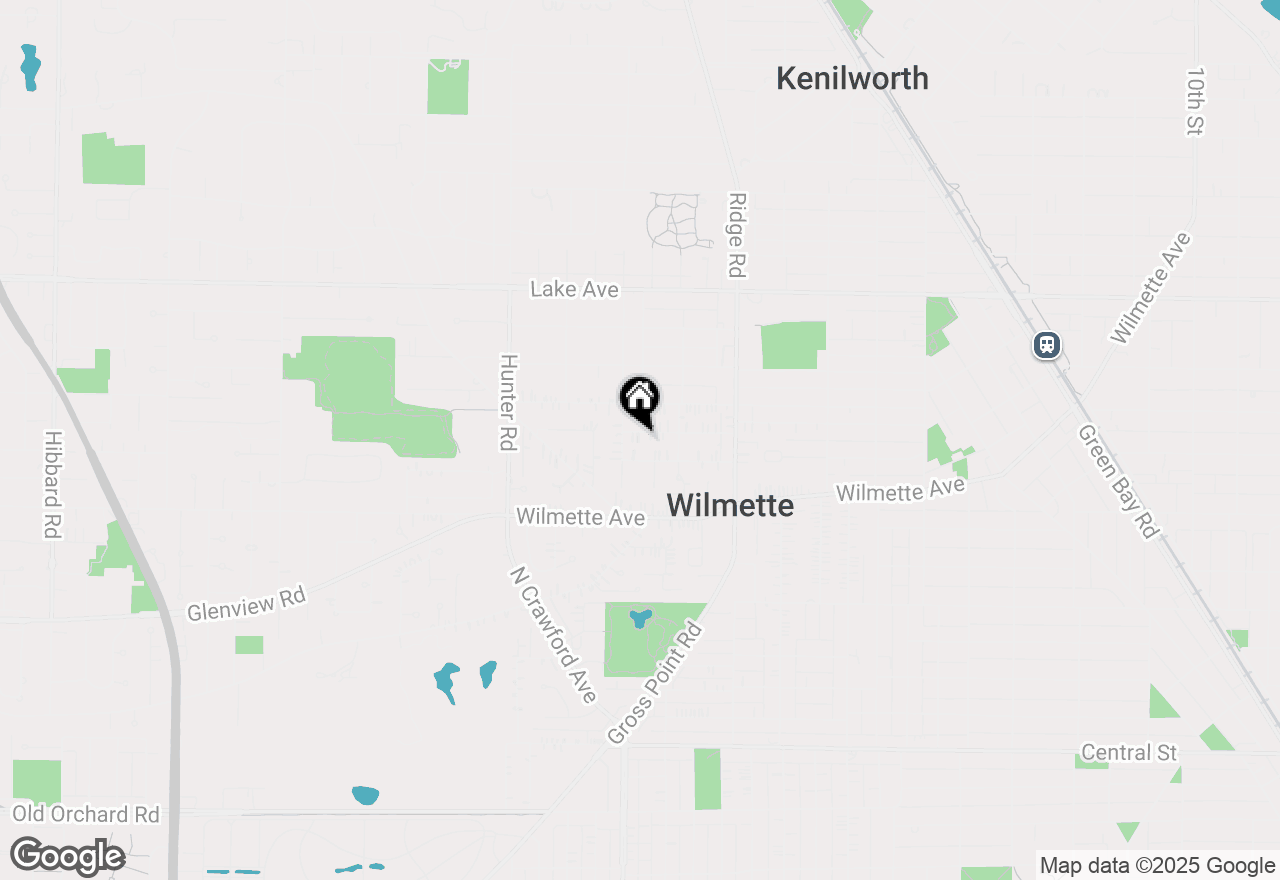 Map of 2033 Highland Avenue, Wilmette, IL 60091