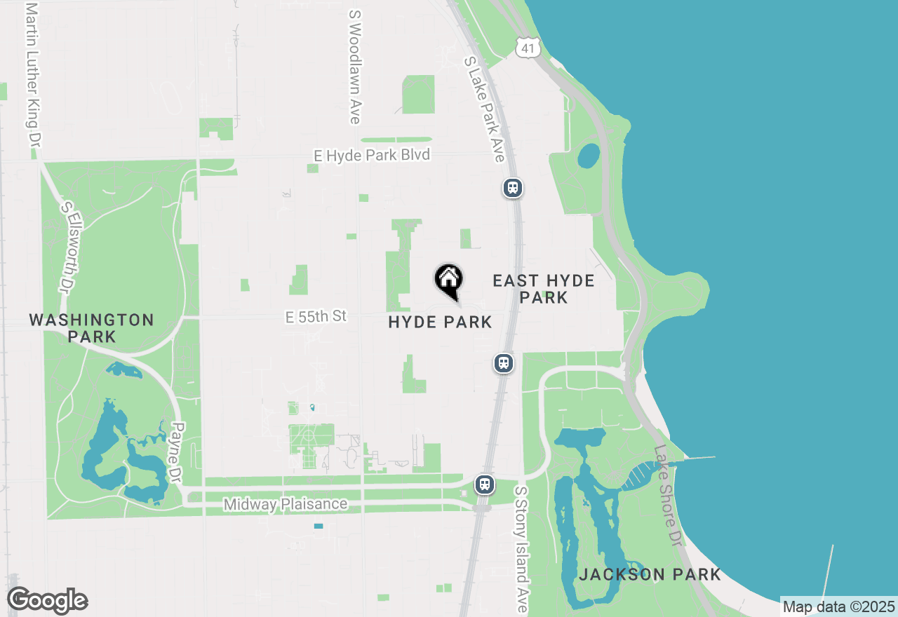 Map of 1451 E 55th Street #618N, Chicago, IL 60637