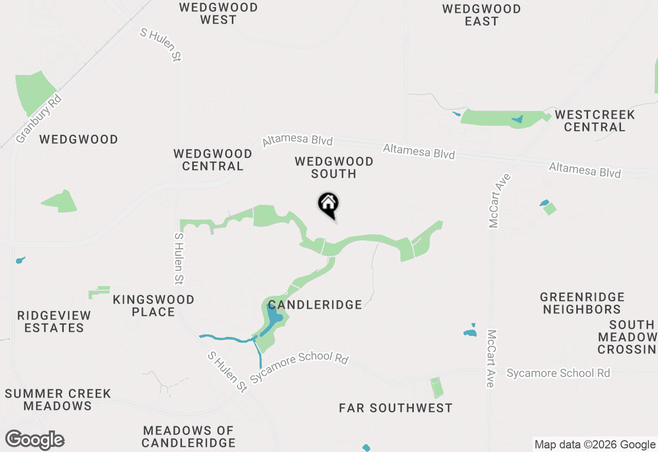 Map of 6809 Welch Avenue, Fort Worth, TX 76133