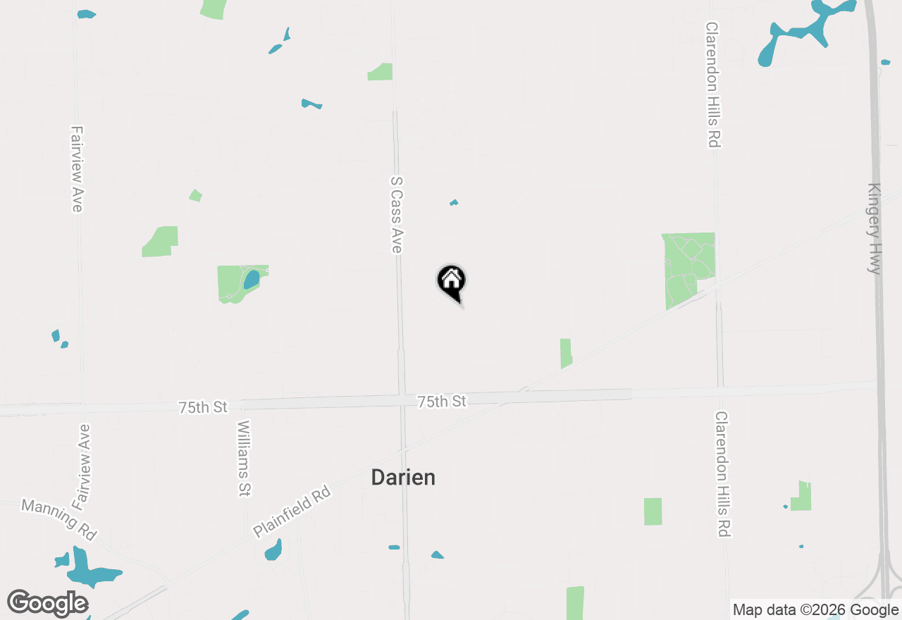 Map of 1025 Belair Drive, Darien, IL 60561