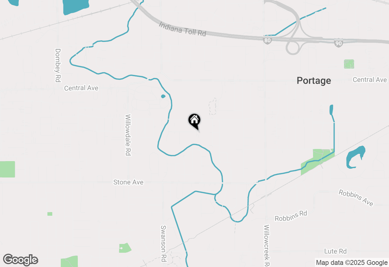 Map of 5747 Independence Avenue, Portage, IN 46368