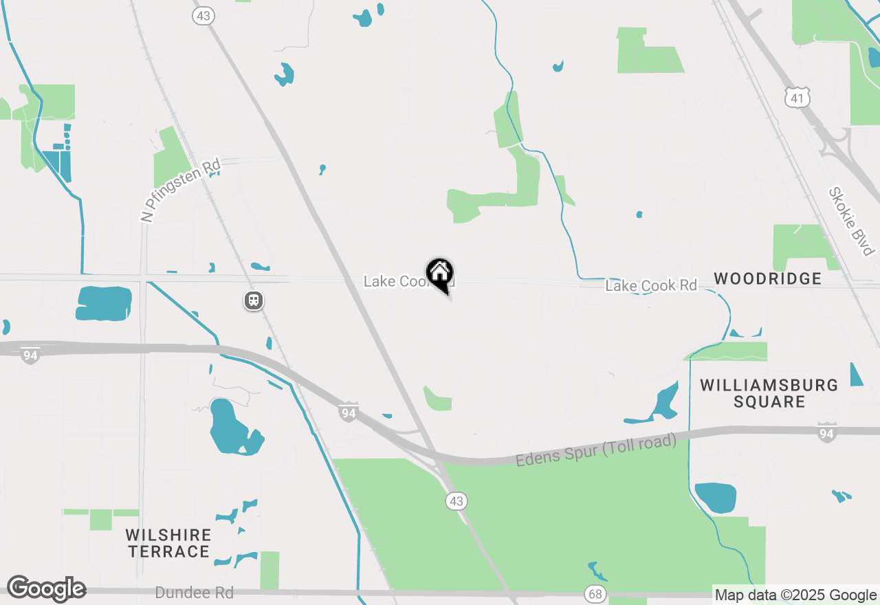 Map of 2025 Maplewood Road, Northbrook, IL 60062