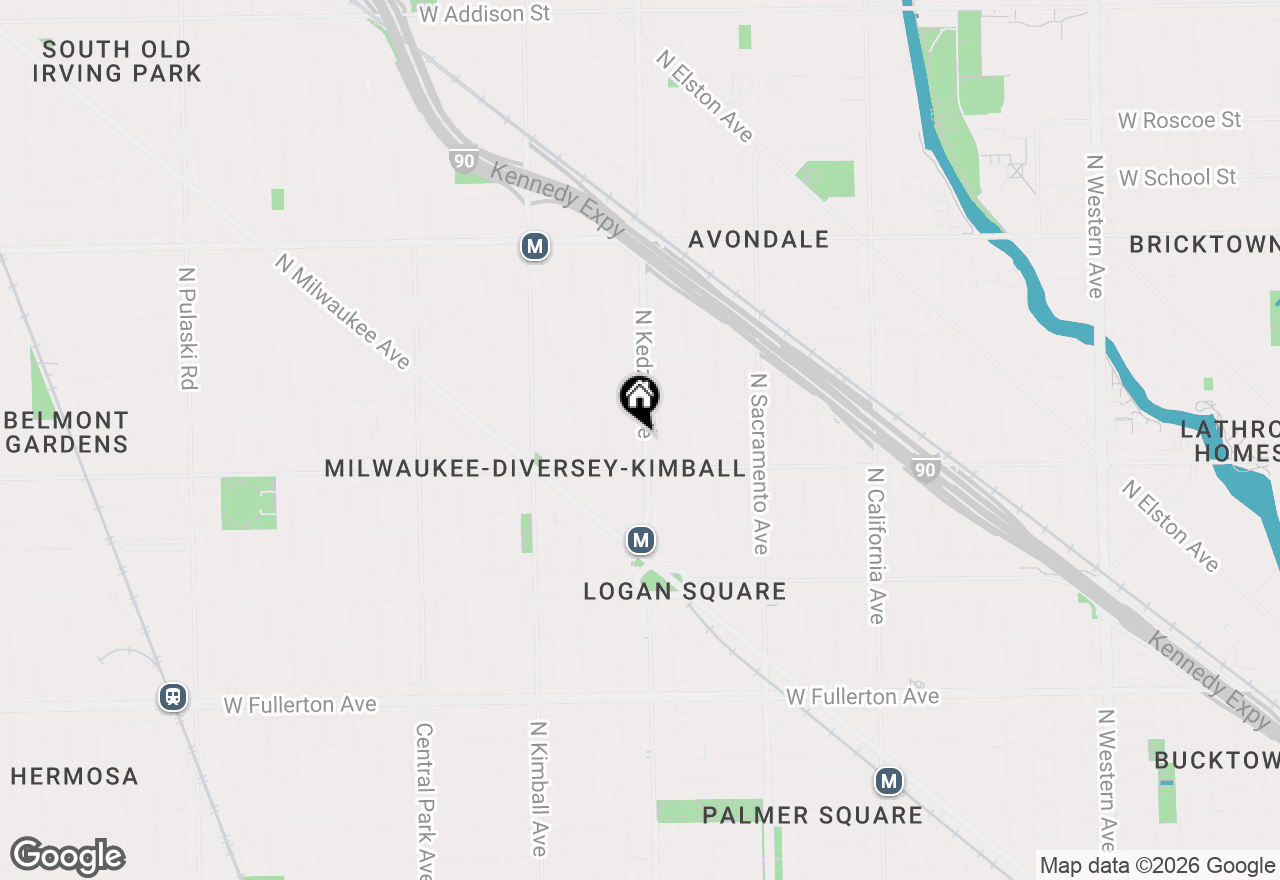 Map of 2828 N Kedzie Avenue, Chicago, IL 60618