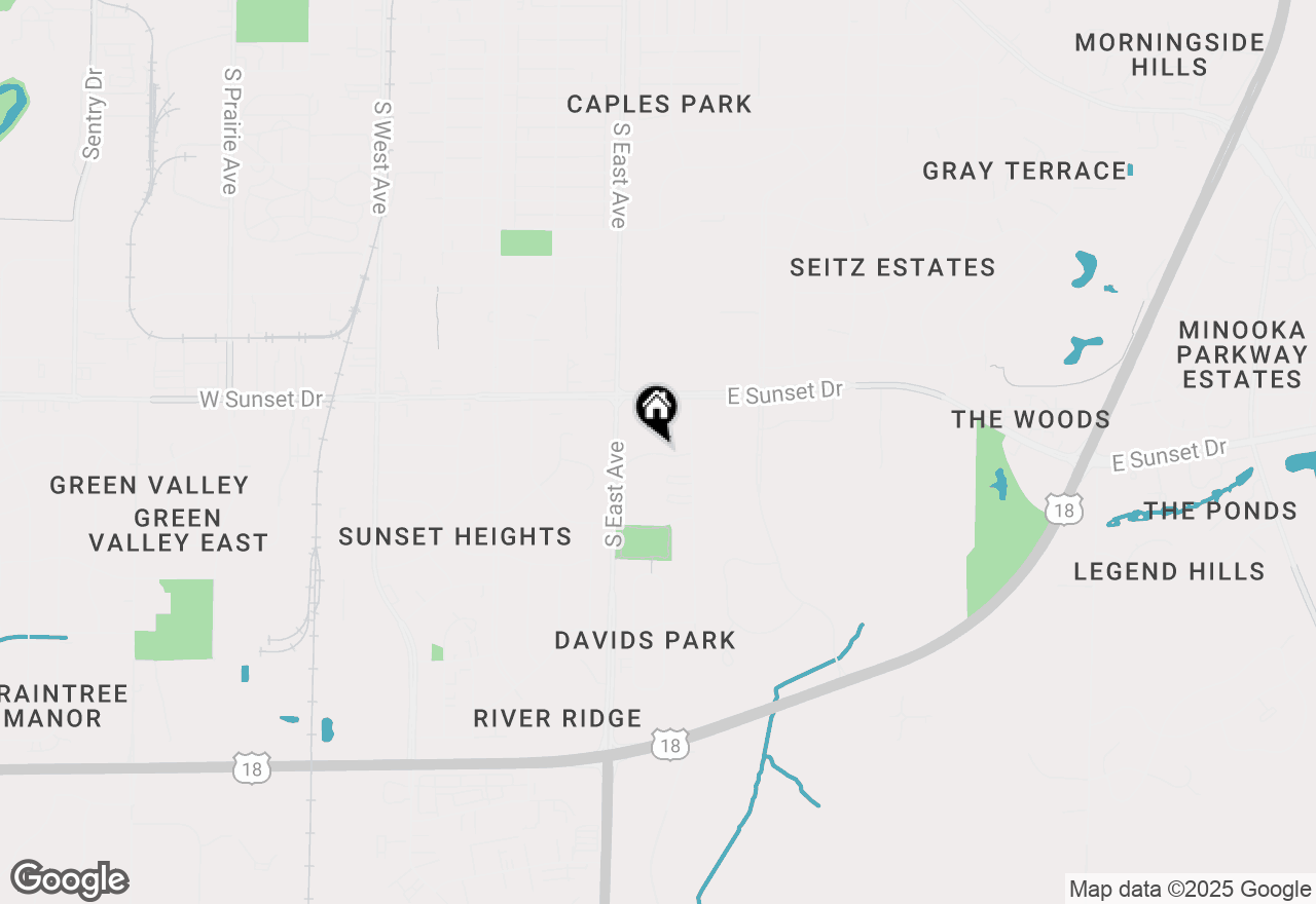Map of 1440 Big Bend Rd #G, Waukesha, WI 53189
