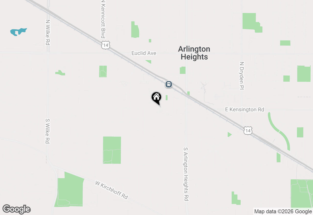 Map of 40 S Highland Avenue, Arlington Heights, IL 60005