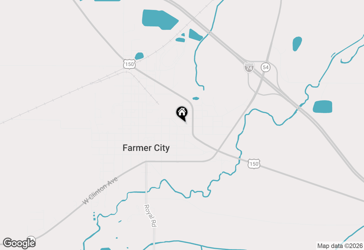 Map of 517 E Allen Street, Farmer City, IL 61842