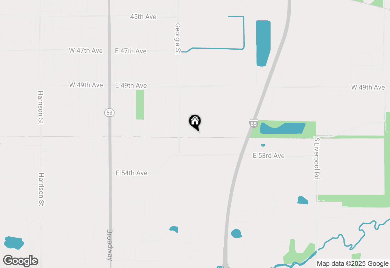 Map of 941 E 51st Place, Gary, IN 46409