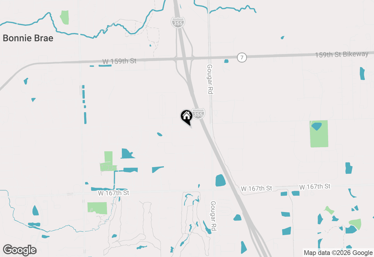 Map of 16134 W Coneflower Drive, Lockport, IL 60441
