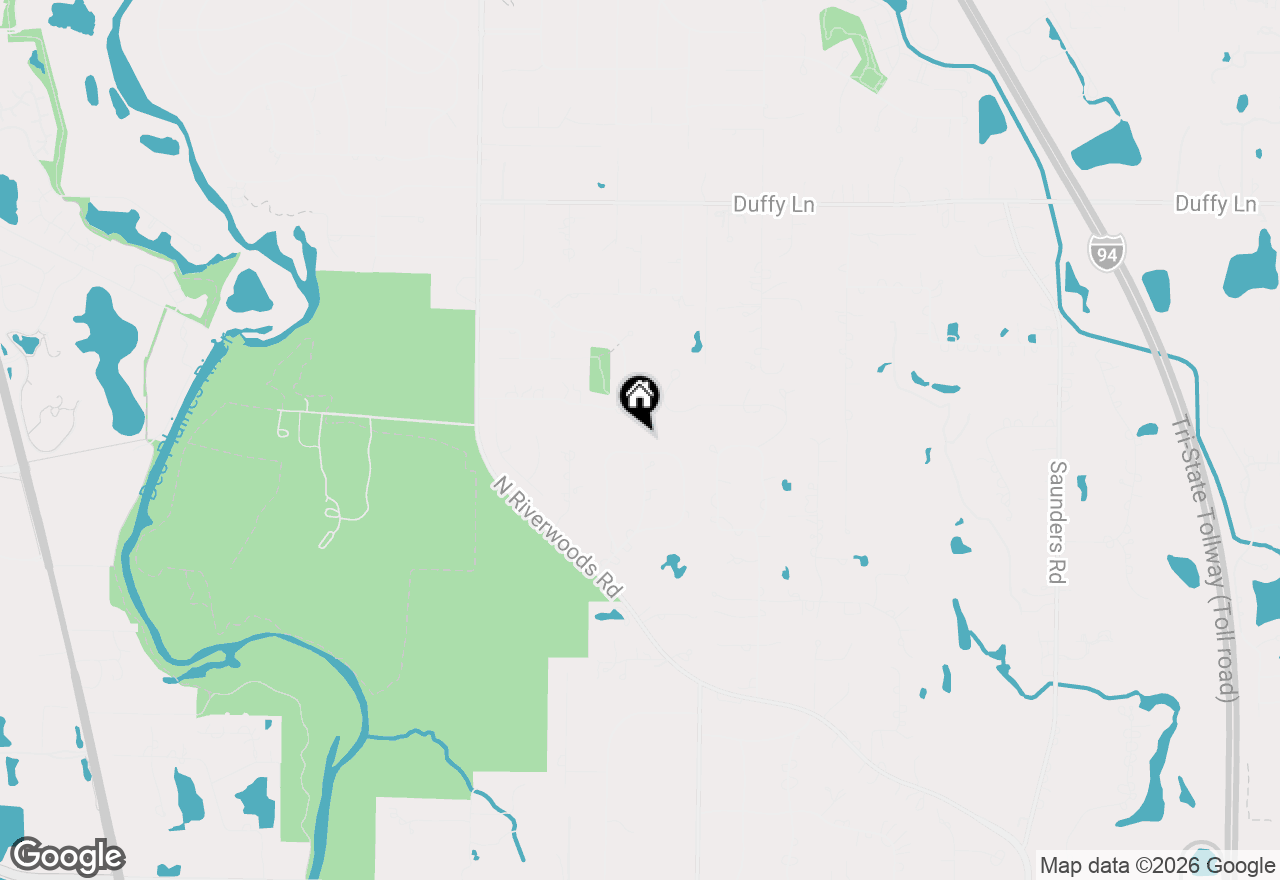 Map of 2910 Cherokee Lane, Riverwoods, IL 60015