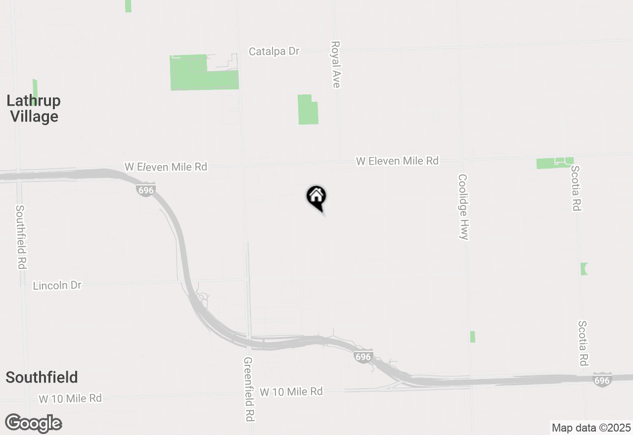 Map of 14781 Talbot Street, Oak Park, MI 48237