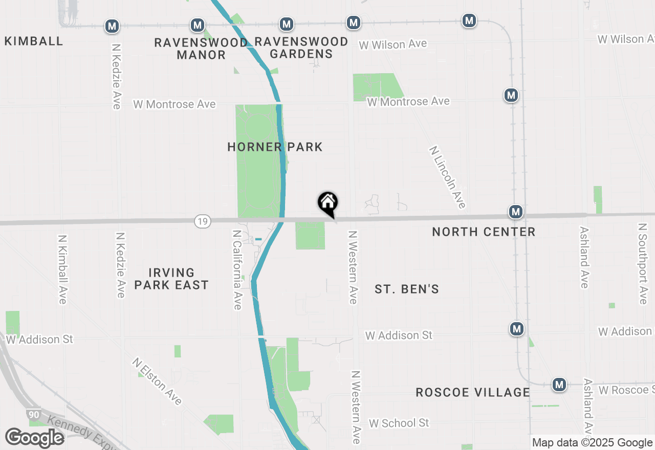 Map of 2453 W Irving Park Road #1E, Chicago, IL 60618