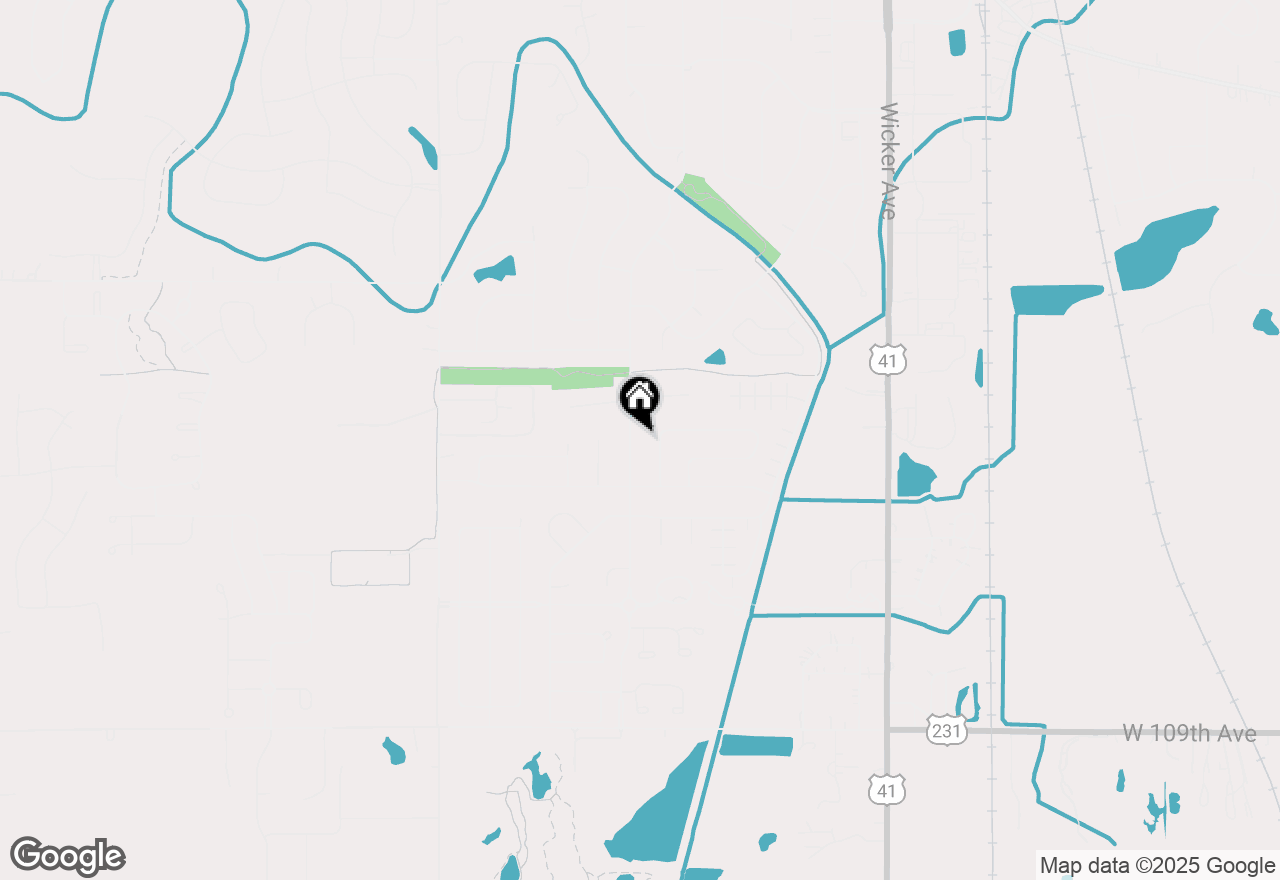 Map of 10393 Olcott Avenue, St. John, IN 46373