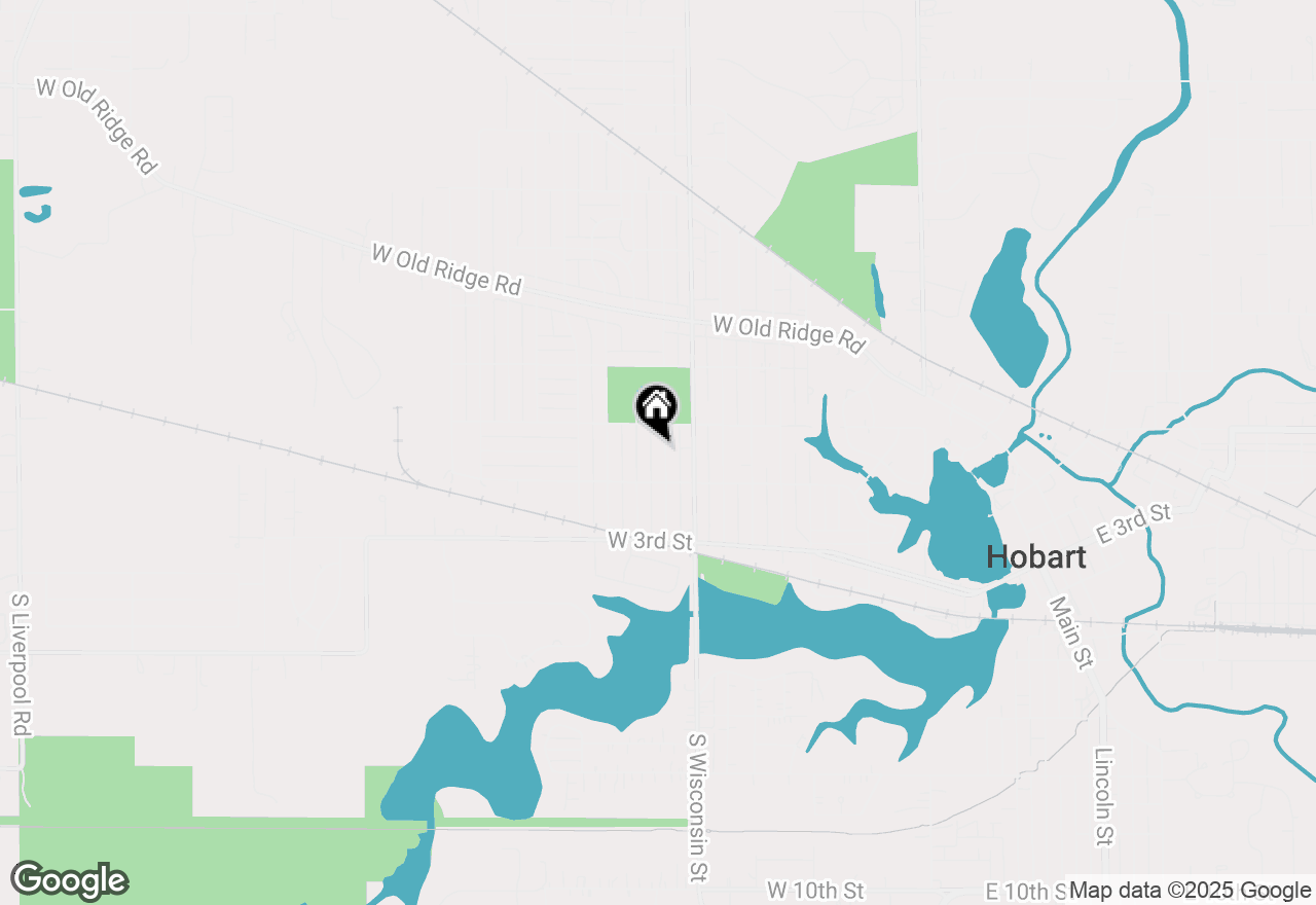 Map of 118 S California Street, Hobart, IN 46342