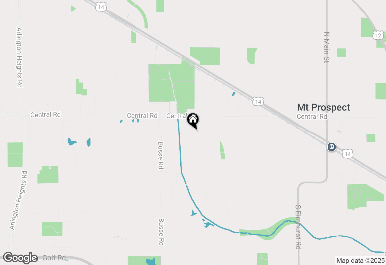 Map of 111 S Bobby Lane, Mount Prospect, IL 60056