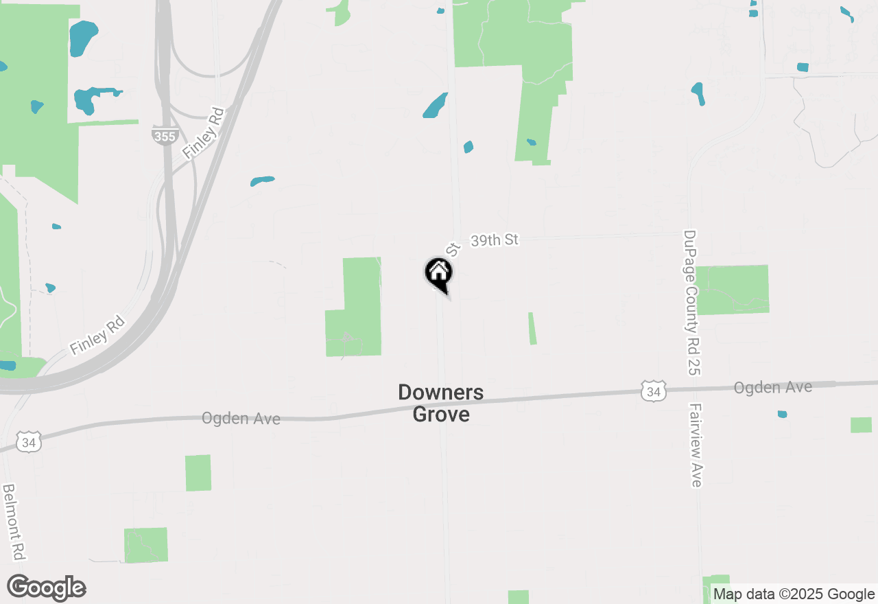 Map of 4037 Main Street, Downers Grove, IL 60515