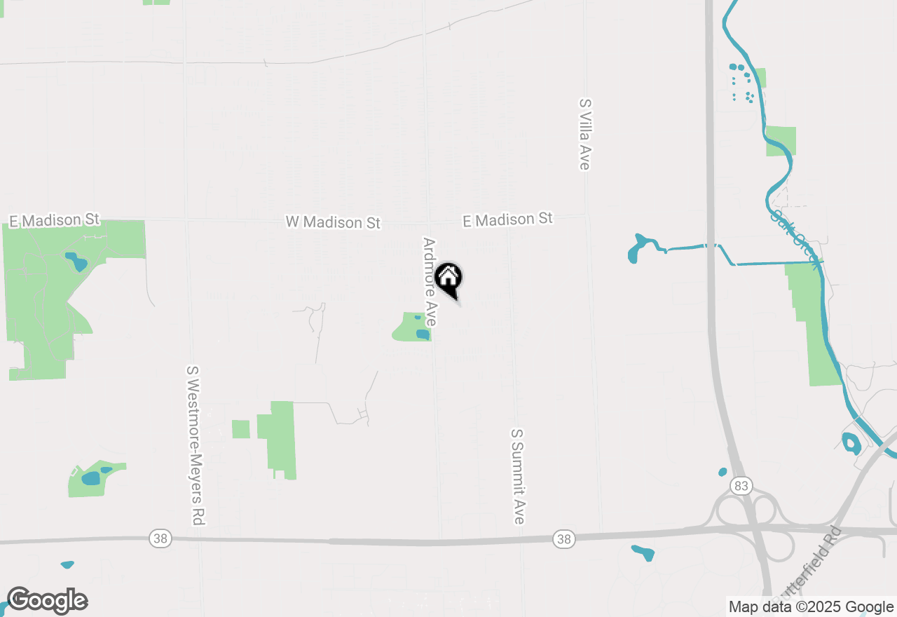 Map of 19 E Jackson Street, Villa Park, IL 60181