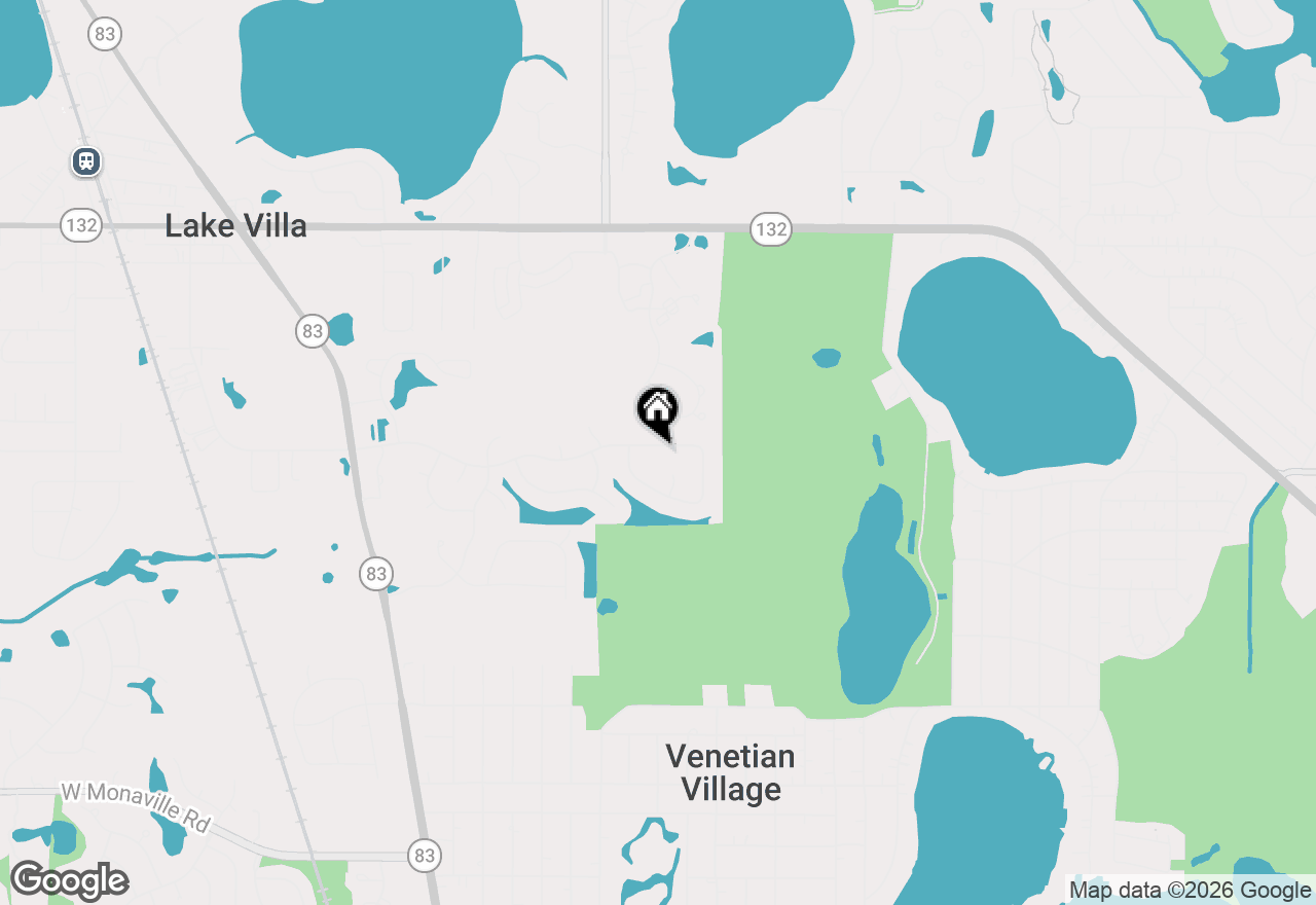 Map of 1007 Park Avenue, Lake Villa, IL 60046