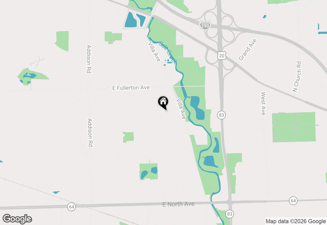 Map of 17W685 Lorraine Avenue, Addison, IL 60101