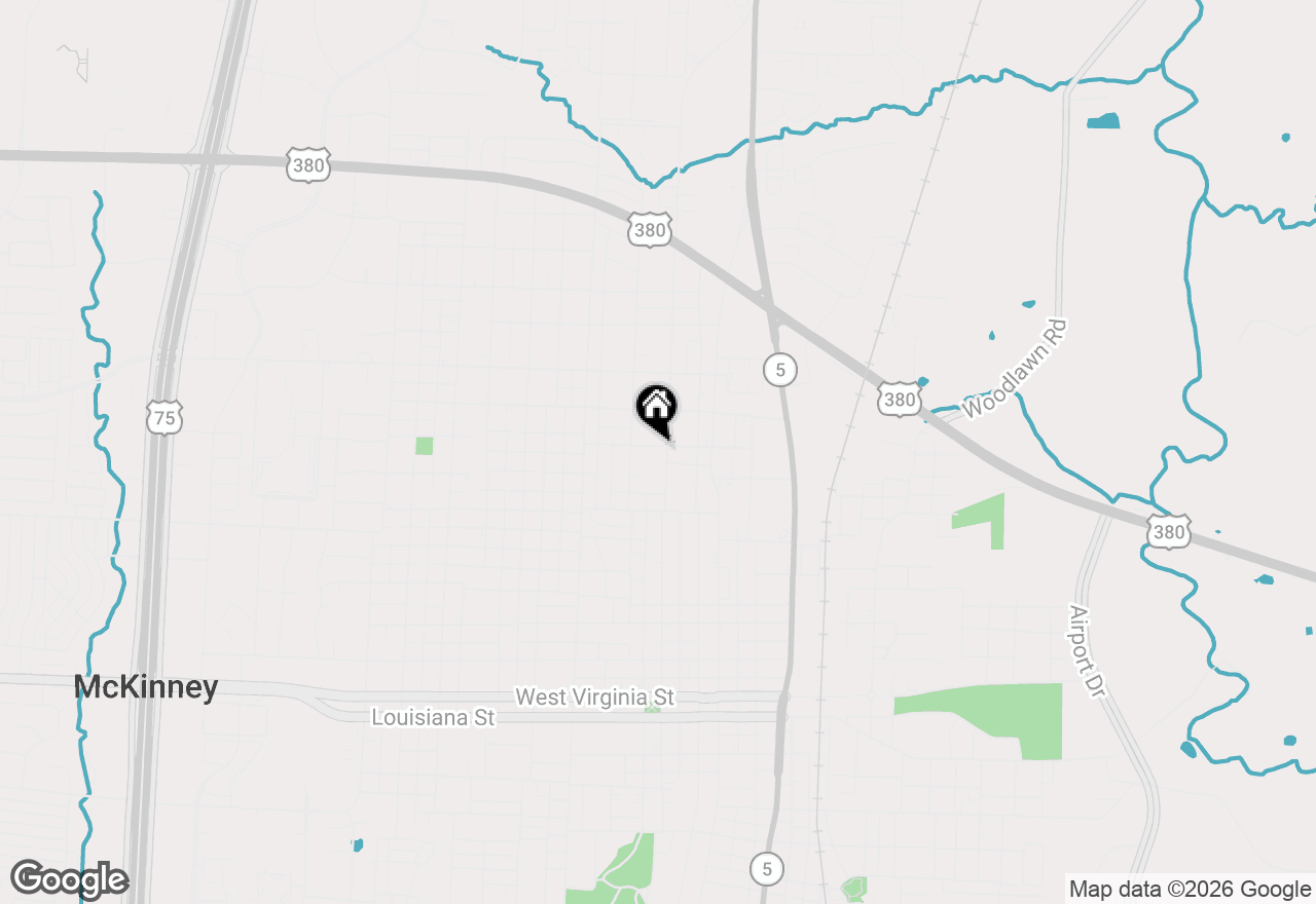 Map of 811 N Church Street, Mckinney, TX 75069