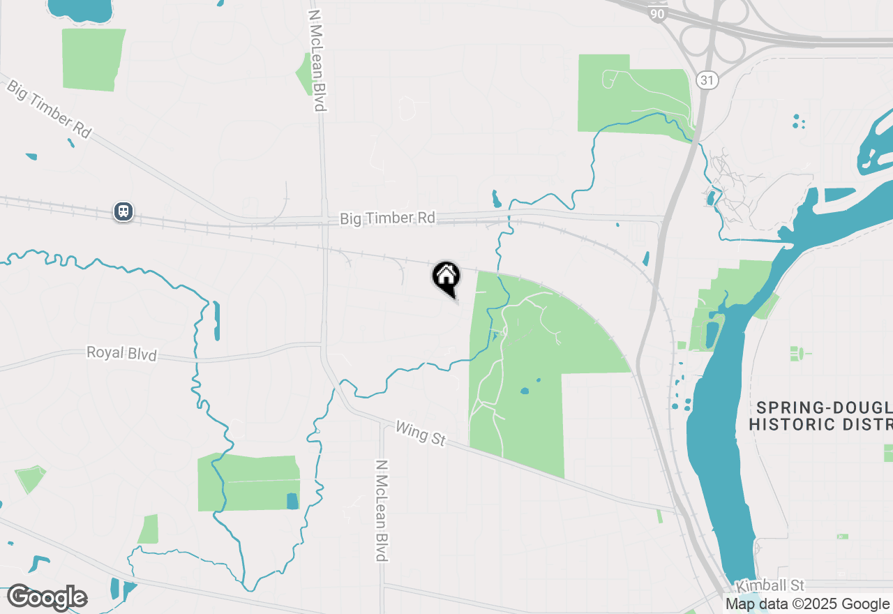 Map of 1253 Getzelman Drive #1N, Elgin, IL 60123