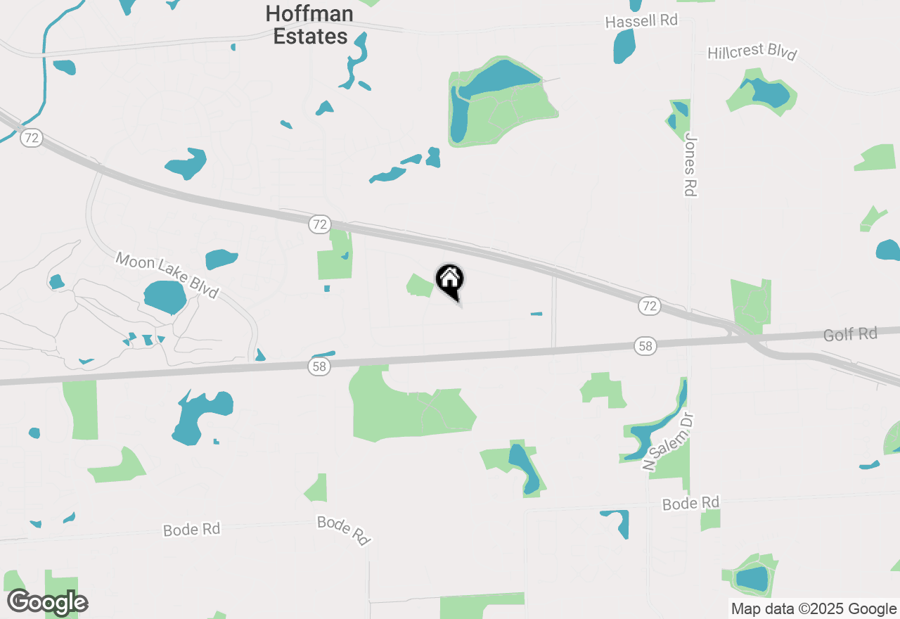 Map of 1365 Blair Lane, Hoffman Estates, IL 60169