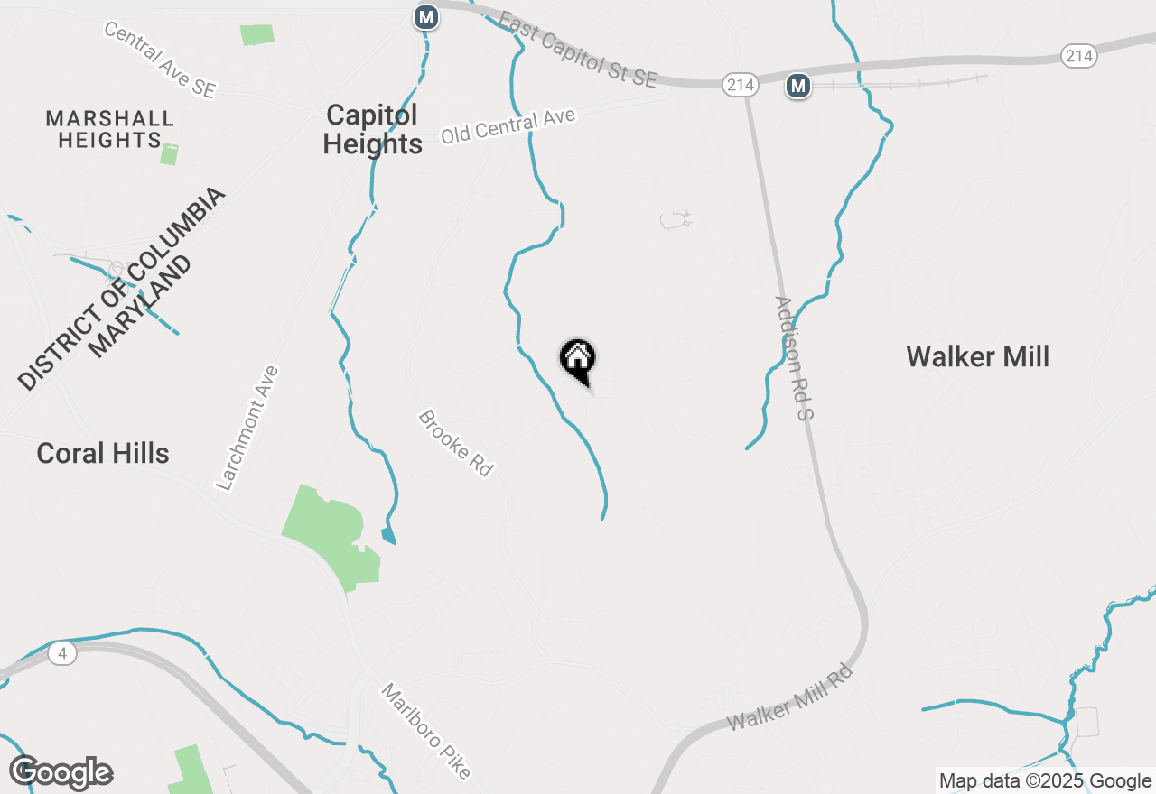 Map of 5757 Falkland Place, Capitol Heights, MD 20743