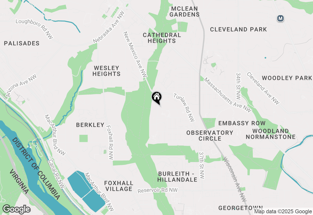 Map of 2606 41st Street Nw #FIVE, Washington, DC 20007