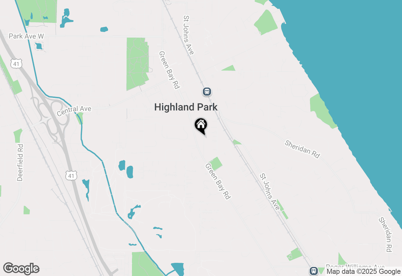 Map of 1430 Oakwood Avenue, Highland Park, IL 60035