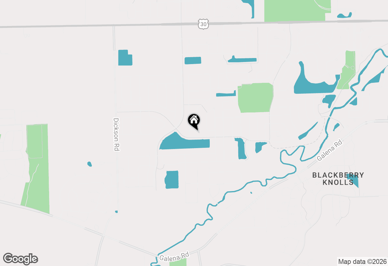 Map of 2490 Riva Ridge Road, Montgomery, IL 60538