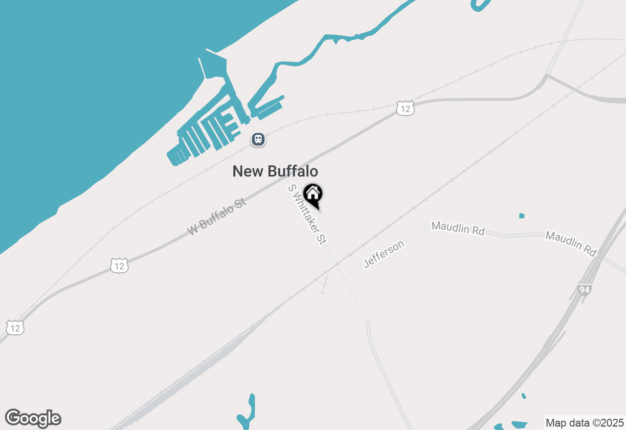 Map of 221 S Whittaker Street, New Buffalo, MI 49117